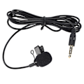 Miniatyrbillede 2 af 11: Clip-on mikrofon til computer, smartphone og tablet (M1 enkelt hoved)
