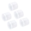 Miniatyrbild 10 av 11: Puderpuff Förvaringslåda Transparent Dammtät Bärbar Makeup Puff Behållare Väska för Pärlor Tabletter 5st