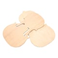 Miniatyrbillede 5 af 11: Ubehandlede Violiner Plade Træ Gran Frontpanel Ahorn Bagplade Bagplade DIY Dele