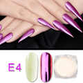Miniatyrbild 2 av 2: Nagelkonst Pigment Dekorationspulver Kameleont Manikyr Glitter Spegelpulver E4