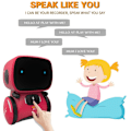 Miniatyrbild 4 av 7: Robotleksak för barn, smarta talande robotar, present till pojkar och flickor i åldern 3+, intelligent partner och lärare, med röststyrning och beröringssensor, sjunger