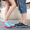Miniatyrbillede 4 af 5: Unisex Have Clogs Sko Kvinder Mænd Sommer Slide On Sandaler-Lyseblå(36/37 EU)