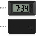 Miniatyrbild 8 av 9: LCD Digital Klocka Bord Bil Instrumentpanel Skrivbord Elektronisk Klocka Datum Tid Kalender Display