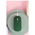 Miniatyrbillede 3 af 4: Bluetooth-mus, genopladelig trådløs mus til Macbook Pro, Bluetooth-trådløs mus til bærbar computer (mørkegrøn nat)