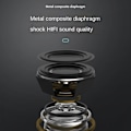 Miniatyrbild 2 av 5: Bärbar trådlös Bluetooth-högtalare TWS IPX7 Vattentät Ultra Mini Bluetooth-högtalare Gul Liten Högtalarlåda Metallkropp