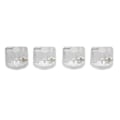 Miniatyrbillede 1 af 11: 4 stk. Effektpedal Knapper Slot Design Transparent Plast Nem Kontrol Instrument Tilbehør