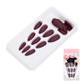 Miniatyrbillede 9 af 11: 24 stk. Matte Falske Negle Fuld Dækning Falske Negle Tip Manicure Værktøj til Kvinder og PigerF143