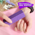 Miniatyrbillede 2 af 3: Manicure-sæt med neglefil - 3 stk. dobbeltsidet neglefil, rektangulær neglebuffer, 4-trins bufferblok,
