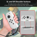 Miniatyrbilde 3 av 8: Bryter/Oled Venstre og Høyre Håndtak To i Én Grip, Joycon Liten Håndtak Avtakbar To Montering (Hvit)