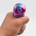 Miniatyrbild 2 av 4: 3 st kreativa kläm leksak dinosaurie ägg fidget leksak dekomprimerande hand för pop leksak färg sorterad kläm leksak för ADD hand(lila)