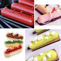 Miniatyrbillede 5 af 5: Chokoladebarforme, 10-Huls Lange Strimler Form, Fingerkage Silikonform, Non-Stick Silikon Pinde Bagebakke, Form DIY Tool