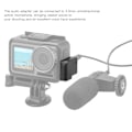 Miniatyrbild 8 av 11: Ulanzi Action Camera Cage Mikrofon MIC 3,5 mm Ljudadapter för DJI OSMO ACTION