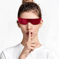 Miniatyrbilde 4 av 7: 2 stk Satengøynsmaske, Silke Blindfold for Voksen Lek, Komfortabel Kvinne Mann Myk Søvnmaske Justerbar Reise Nap Natt Søvn Øye M