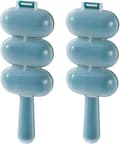 2-pack blå risbollsform – 3-lagers skak- och formverktyg för DIY Onigiri, sushirisbollar, enkel kökspryl för hemlagad sushi, B