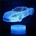 Miniatyrbild 1 av 8: WJ LED-nattlampa för pojkar, flerfärgad bordslampa, barnfestivalgåvor, heminredning, sportljus för pojkar