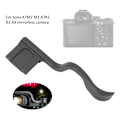 Miniatyrbild 7 av 8: Aluminiumlegering varm sko tumgrepp spänne remhållare för Sony A7M2 M3 A7R2 R3 A9Svart