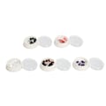 Miniatyrbillede 6 af 11: 5 æsker blomster sommerfugl 3D neglekunst charms skinnende dekorative manicure charms med kunstige perler