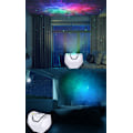 Miniatyrbillede 5 af 5: Projektorlys, Opgraderet Stjerner Nattelys Projektor, 10 Farverige Måne Stjerne Aurora Roterende Natlampe, Galaxy Led Lys Projektor Med Wifi