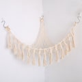 Miniatyrbilde 3 av 5: Oppbevaringsnett for utstoppede dyr, leketøy oppbevaringsnett hengekøye arrangørnett, barnehage møbler Boho plysjnett Makrame for soverom lekerom-Beige