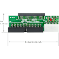 Miniatyrbild 4 av 5: 2,5 till 3,5 IDE-adapter, 2,5 tum 44-stifts hårddiskdrivenhet för bärbar dator IDE till 40-stifts 3,5 tum stationär PC PATA-portkonverterkort Adapter (IDE 2,5 till 3,5), 5 st