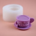 Miniatyrbillede 3 af 4: Julekop Resinform Juleform Kop Smykker Resin Casting Former Håndlavet Silikonform til Resinlysfremstilling Former Håndværk