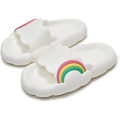 Miniatyrbillede 1 af 5: Sødt Cloud Tøfler til Mænd og Kvinder, Sjovt Boble Tøfler Sandaler Skridsikre Spa Gym Tøfler Super Bløde Vandtætte Platform Hjem Bruser Tøfler