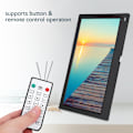 Miniatyrbild 6 av 11: 12,5\" skärm HDMI IPS Multifunktionell Digital Elektrisk Fotoram 1080P (Svart )