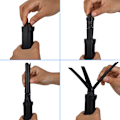 Miniatyrbild 4 av 11: Bärbar Teleskopisk Selfie Stick Stativ Bluetooth Fjärrkontroll Mobiltelefon Klämma Kit