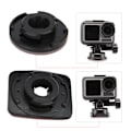 Miniatyrbild 6 av 9: Snabbkopplingsbasfäste för DJI OSMO ACTION-kamera, kompatibel med Gopro originaltillbehör