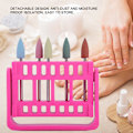 Miniatyrbild 8 av 9: 16 hål Manikyrborr Bitshållare Behållare Displayfodral Nagelslipningshuvud Förvaringslåda 2#