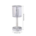 Miniatyrbilde 5 av 5: Gatsby Crystal Bordslampe Akryl Klar Dekorasjon Krystall Nattlys