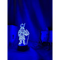 Miniatyrbillede 1 af 7: WJ Anime Illusion Lampe 3D Lampe Katsuki Bakugo Figur Børneværelse Soveværelse Belysning Anime PXJD My Hero Academia-A