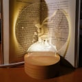 Miniatyrbillede 2 af 4: Pitit Prince 3d Led Natlampe Børns Soveværelse Bordlampe