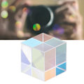 Miniatyrbild 11 av 11: Dikroisk kubprisma Färgglatt glas kubprisma för fysikundervisning Forskningsdekoration Konstutbildning 18x18x18mm / 0.7x0.7x0.7in