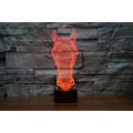 Miniatyrbillede 2 af 8: WJ 3D Hest Fjernbetjening 16 Farve Natlys Illusion Akryl LED Bordlampe Sengelampe Børns Soveværelse Skrivebordsdekoration Fødselsdagsgaver Legetøj til Børn