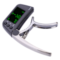 Miniatyrbild 3 av 10: Meideal 2 i 1 TCapo20 Capo Tuner med LCD för gitarrbas (kopparfärg)