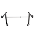 Pikkukuva 10 / 11: Keyboard-telineen laajennusadapteri L-muotoinen sähköinen piano-keyboard-teline 2-tasoinen korotus 42‑75cm leveyden säätö