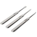 Miniatyrbillede 7 af 11: 3 stk. Negle Cuticle Trimmer Rustfrit Stål Professionel Cuticle Neglefjerner Pusher til Manicure