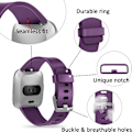 Pikkukuva 2 / 6: Älykellon ranneke sopii Fitbit versa älykellolle, versa 2 ja versa Lite se -kelloille naisille ja miehille (Violetti-L)