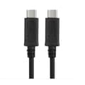 Pikkukuva 2 / 4: USB-C-kaksoispää USB 3.1 Type C -matkapuhelimen tabletin datakaapeli uros-uros Macbook-kiintolevykaapeli