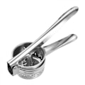 Miniatyrbillede 1 af 4: Citronpresser i rustfrit stål - Ergonomisk, manuelt design med skridsikkert greb - Ubesværet professionel citron-, lime- og appelsinpresser