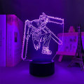 Miniatyrbillede 2 af 7: WJ Anime Chainsaw Man Denji 3D Illusion LED Natlampe Animationsfigur Modellampe Soveværelse Dekoration Atmosfærelampe Touch/Fjernbetjening