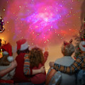 Miniatyrbilde 7 av 8: Stjerneprojektor Galaxy nattlys - Astronaut romprojektor, stjerneklar tåke taklampe med timer og fjernkontroll, barnerom dekor