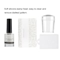 Miniatyrbild 7 av 11: Sigillstämpel + Skrap platta + Anti-overflow lim (15 ml) Nagel manikyr konst tryckverktyg set