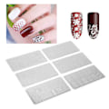 Miniatyrbillede 9 af 11: 6 stk. neglekunst stemplingsplader i rustfrit stål manicure billede skabelon DIY negle stencil værktøj