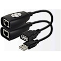 Miniatyrbilde 1 av 5: Usb til Rj45 forlengelsesadapter over Rj45 Ethernet Lan Splitter-kabel Usb 2.0