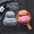 Miniatyrbillede 4 af 4: Kageform Silikone Bageplade Diy Køkken Bageform Hjælpemad Bagværk Non Stick Bageværktøj(Blå)