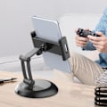 Pikkukuva 4 / 5: Tabletin teline, korkeussäädettävä 360° kääntyvä pöytätelina 5-15,5 tuuman iPadille ja muille tableteille/puhelimille