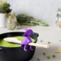 Miniatyrbilde 1 av 5: Agatha kjøkken skjeholder - Spatelholder og matlaging skjeholder for komfyrtopp og kjøkkenbenk - Holder for øser, tang og flere redskaper