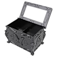 Miniatyrbillede 2 af 11: Multifunktionel Retro Makeup Værktøjer Beholder Opbevaringsboks Bomuldspinde Pads Organizer Holder